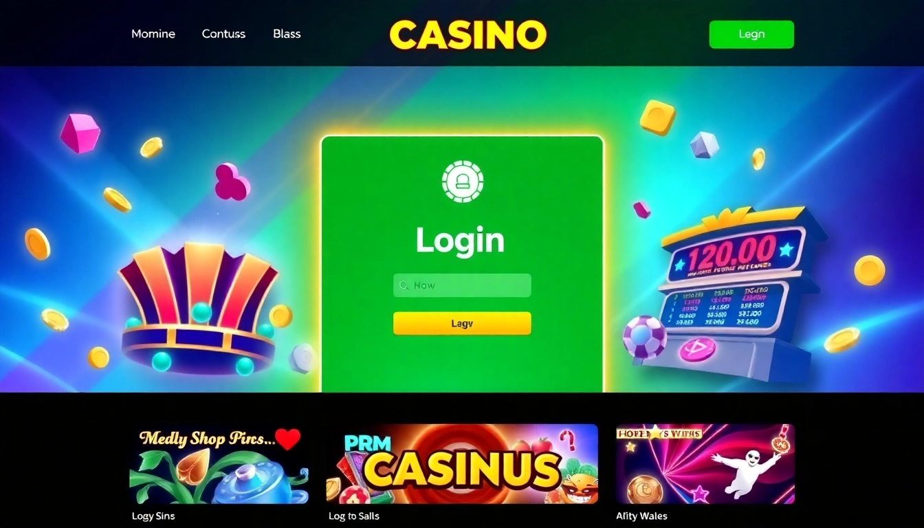 Secure ck4444 com login screen with vibrant casino games and intuitive interface for seamless access.