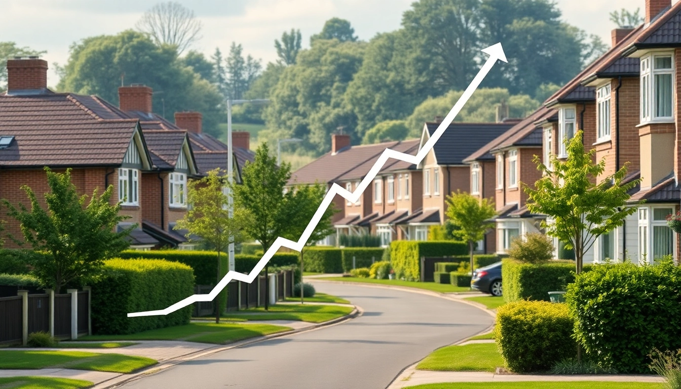 UK House Prices are rising as new development projects enhance property value trends for homebuyers
